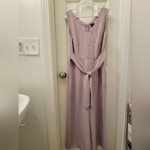 Purple Ann Taylor Romper with belt